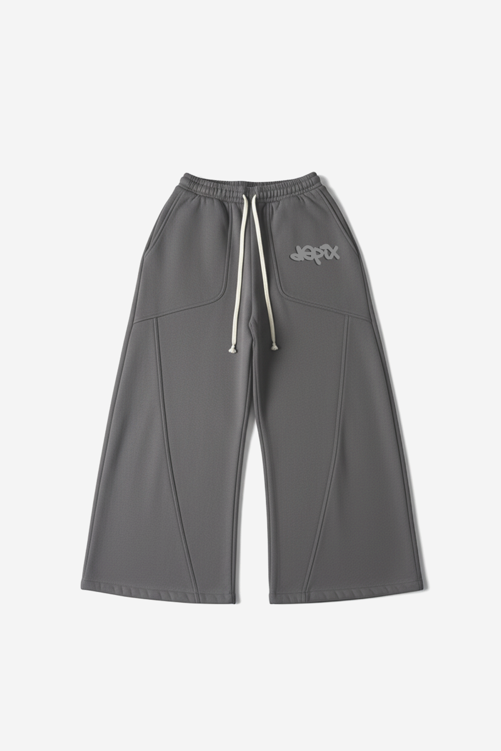 Gray Depix Rubber Sweatpants